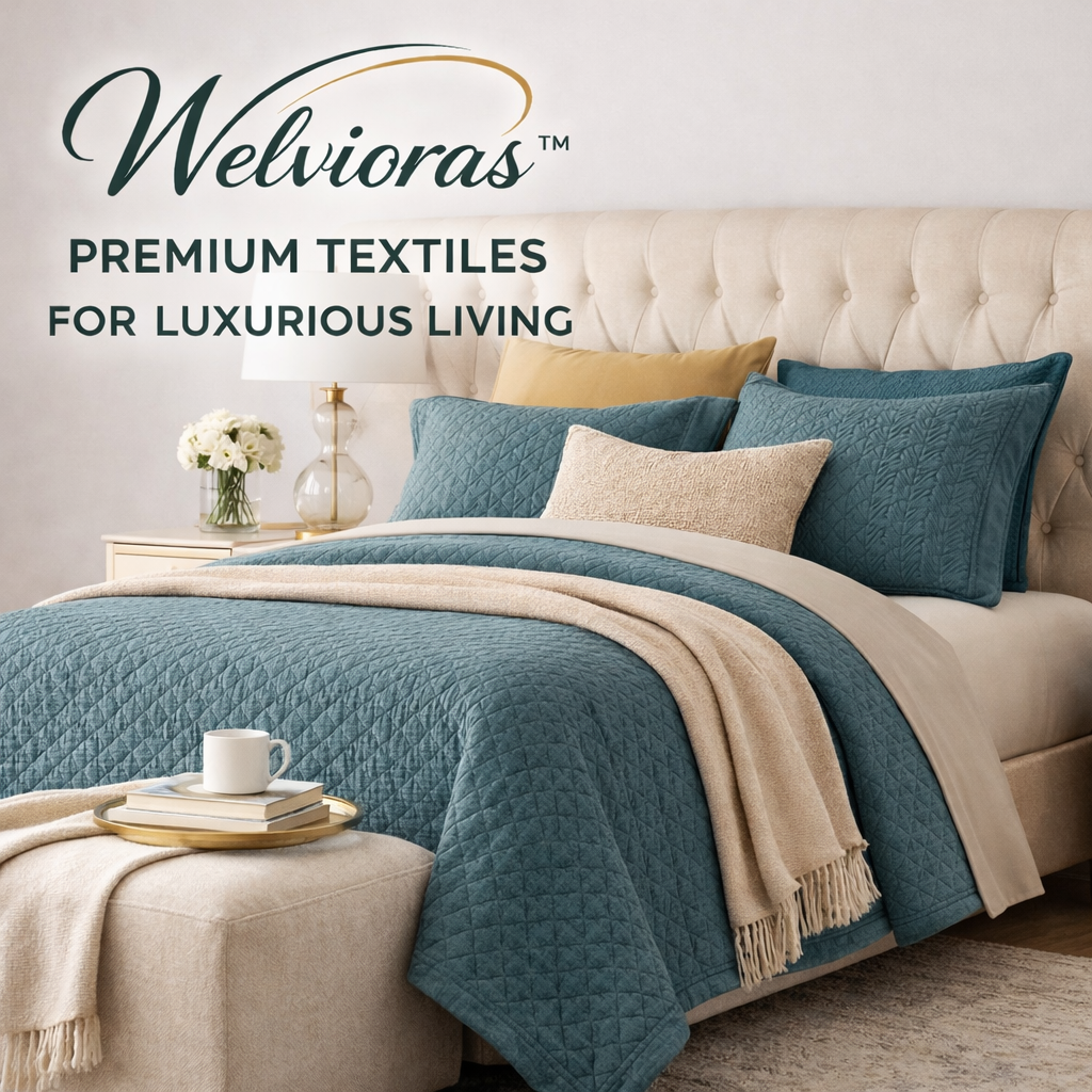 Welvioras™ Quilted Serenity Bedspread