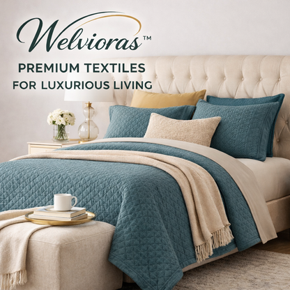 Welvioras™ Quilted Serenity Bedspread