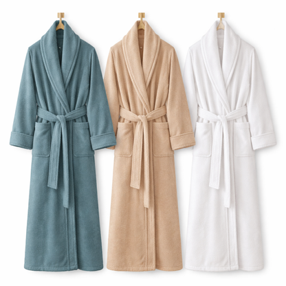 Welvioras™ Premium Bathrobe & Towel Set