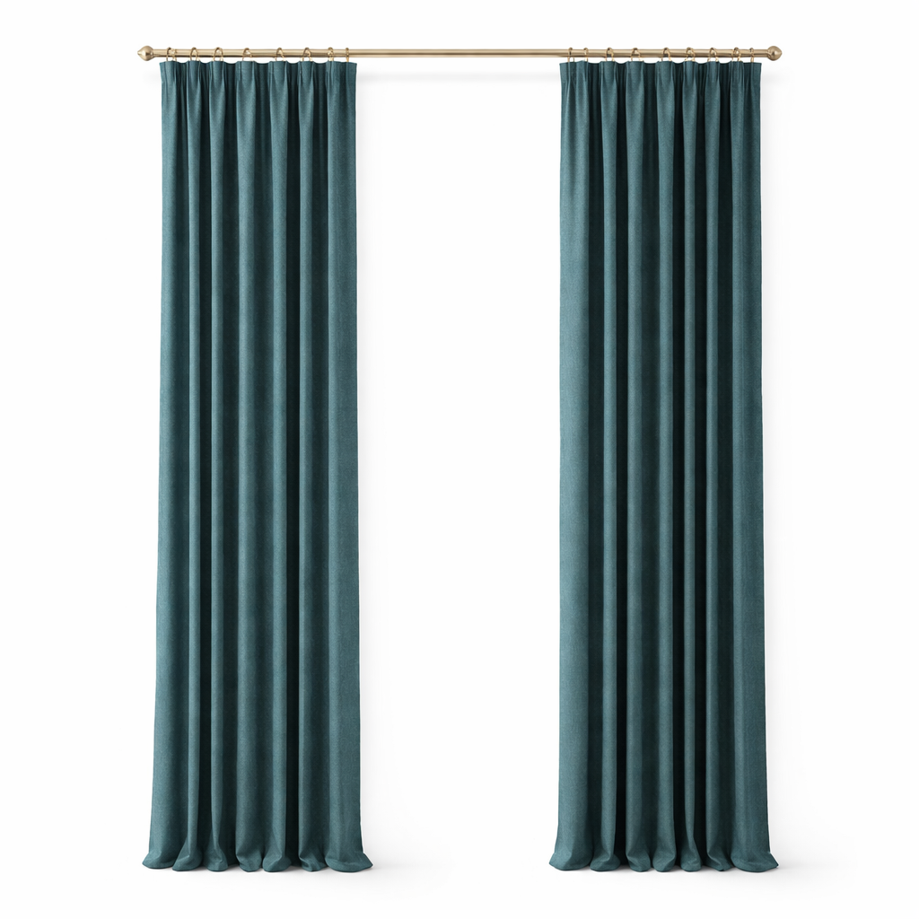 Welvioras™ Luxe Teal Curtain Set