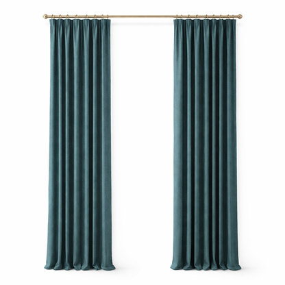 Welvioras™ Luxe Teal Curtain Set